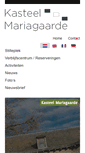 Mobile Screenshot of kasteelmariagaarde.be
